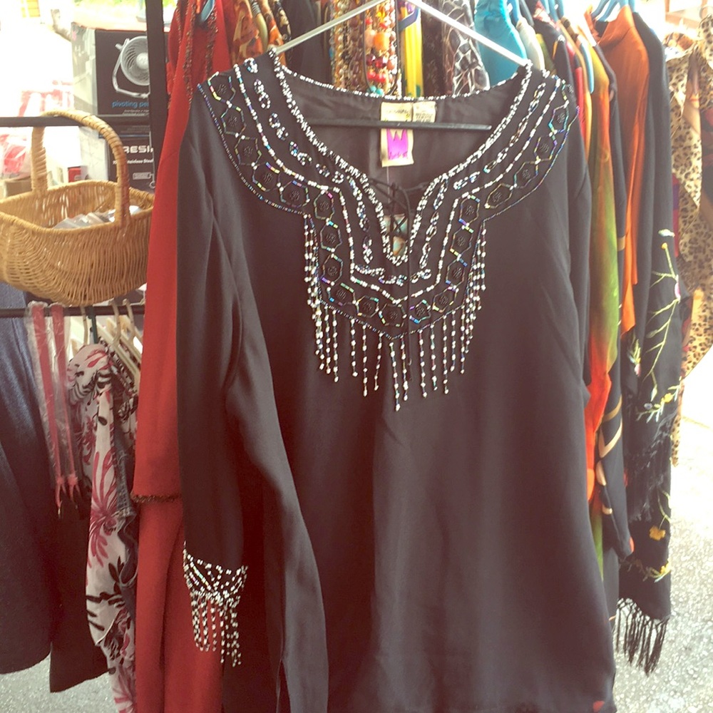 Black dress shirt